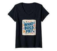 Womens Amazing What Bugs Me Speech Costume V-Neck T-Shirt