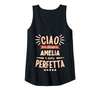 Womens Amelia Idea Regalo Personalizzata Amica Nome Divertente Tank Top