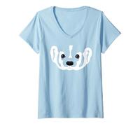 Womens American Badger V-Neck T-Shirt