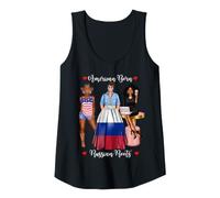 Womens American Born Russian Roots Black Womens African Tank Top