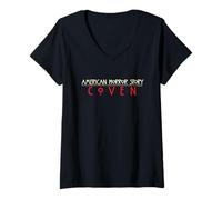 Womens American Horror Story Coven Logo V-Neck T-Shirt
