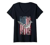 Women's American Roadrunner US Roadrunner V-Neck T-Shirt