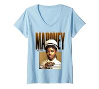 Women's Americas First Black Professional Nurse Mary Mahoney V-Neck T-Shirt