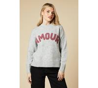 Womens Amour Jumper Grey Marl XL