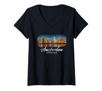 Womens Amsterdam V-Neck T-Shirt