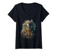 Women's an Alien on Earth V-Neck T-Shirt