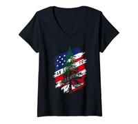 Womens an Appeal to Heaven Pine Tree Flag Alito Tee V-Neck T-Shirt