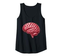 Womens Anatomical Brain Neurology Neuroscience Human Anatomy Medica Tank Top
