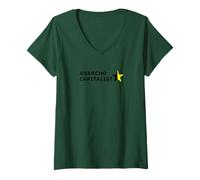 Womens Ancap Anarcho-Capitalist AnarchoCapitalism Political T-Shirt V-Neck T-Shirt