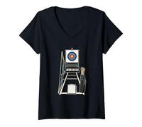 Women's Anchor AIM Calm Recurve Archery Indoor Range V-Neck T-Shirt