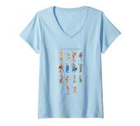 Womens Ancient Greek Pantheon - Mythology V-Neck T-Shirt
