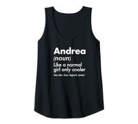 Womens Andrea Like A Normal Girl Only Cooler Queen First Name Tank Top