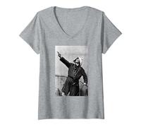 Women's Andy Partridge XTC Skylarking Era By AJ Barratt V-Neck T-Shirt