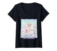 Womens Angel Nurse - Not All Angels Have Wings Design V-Neck T-Shirt