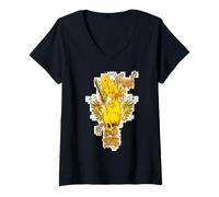 Womens Angel Of Chaos T Shirt V-Neck T-Shirt