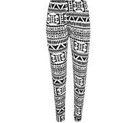 Womens Animal Aztec Aztec Print Full Long Pants Ladies Stretch Leggings - Big Aztec - 12-14