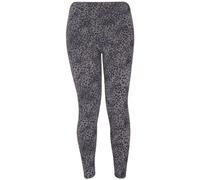 Womens Animal Aztec Letters Skull Multi Printed Pattern Long Full Stretch Elasticated Waistband Fit Ladies Leggings Pants Plus Size Grey Leopard Print Size 12 - 14
