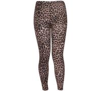 Womens Animal Aztec Letters Skull Multi Printed Pattern Long Full Stretch Elasticated Waistband Fit Ladies Leggings Pants Plus Size Brown Leopard Print Size 24 - 26