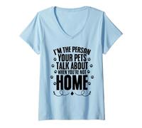 Womens Animal Doctor Veterinary Practitioner Veterinary Tech V-Neck T-Shirt