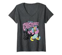 Womens Animal Punk: Respect Existence or Expect Resistance V-Neck T-Shirt
