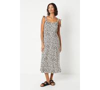 Womens Animal Tie Shoulder Midi Dress Animal 16