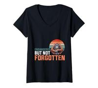 Womens Animal Welfare ENDANGERED BUT NOT FORGOTTEN Animal Rights V-Neck T-Shirt