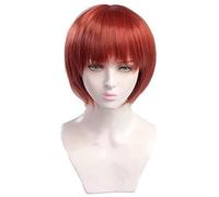 Women's Anime Cosplay Wig for Koizumi Mahiru Short Red Heat Resistant Synthetic Hair Halloween Party Wigs