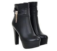 Women's Ankle Boots Block Kitten Heel Boot Chunky Walking Booties Buckle Windbreak Elegant Bridesmaids Wedding Shoes Suitable for Party Business Work Dance Date Night Club Size 3-7.5