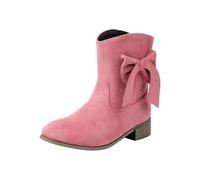 Women's Ankle Boots Lace Cowboy Boots Short Cowboy Boots | Elegant short boots Western cowgirl boots with block heel wide shaft western boots leisure half boots 34-48