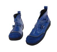 Womens Ankle Boots Leather Flat Non Slip Ankle Boot With Side Zip Plus Size | Round Toe Double Buckle Strap V-Cut Ankle Boots Solid Wear-Resistant Sport Outdoor Shoes For Daily Causal Walking Jogging