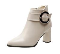 Womens Ankle Boots Leather Fleece Lined Chelsea Boots For Women Uk Wide Fit