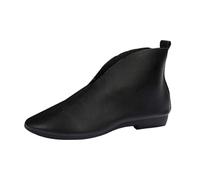 Women's Ankle Boots Spring and Soft Sole Outerwear V-Neck Women's Ankle Boots Fishing Trousers Waterproof with 36, black, 2/2.5 UK