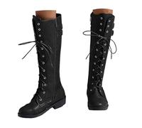 Women's Ankle Boots UK Winter Slouchy Buckle Strap Warm Comfortable Low Heel Faux Leather Boots Casual Daily Wear Outdoor Stylish Ladies Short Boots - Ideal for Cold Weather, Fashion-Forward Looks