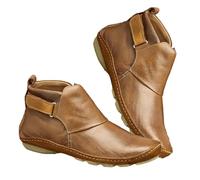 Womens Ankle Boots Waterproof Lightweight Ladies Walking Shoes Casual Comfortable Wide Fit Non-Slip Stylish Slip On Ladies Short Chelsea Boots Outdoor Hiking