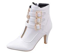 Women'S Ankle Chelsea Boots High Stiletto Heel Pointed Toe Ankle Boots