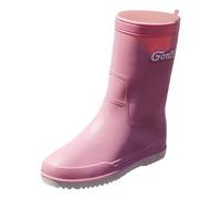 Women's Ankle Wellies Rain Boots for Women Garden Shoes Fall Boots Mid Calf Rain Garden Shoes Anti Slipping Fashion Rubber Out Work Most Loved Fashion(Pink,6)