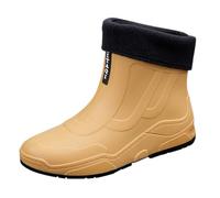 Women's Ankle Wellies Rain Boots Gardening Shoes Women Rubber Heel Replacement Mens Dress Shoes Men's and Spring Summer Autumn Winter Beitaqi Short Sleeved Cotton Detachable and Washable Outdoor Fas