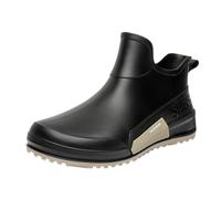 Women's Ankle Wellies Waterproof Boots for Women Uk Cover Shoes Men and Men' Spring Summer and Autumn Short Sleeved Outdoor Fashion Couples Students Work Fishing Car Wash Kitchen Non Slip Warm Rubber