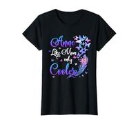 Womens Anne Like Mom Only Cooler Butterfly Mother's Day T-Shirt