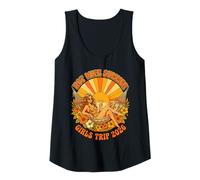 Womens Another Hot Wife Summer Day Hammock Flowers Tank Top