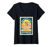 Women's Another Hot Wife Summer Day V-Neck T-Shirt