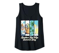 Womens Another Hot Wife Summer Retro Tank Top