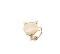 Women's anti glare brooch, four leaf clover chest flower, women's artifact accessory, fixed clothes, invisible fashion, no sew small buckle needle