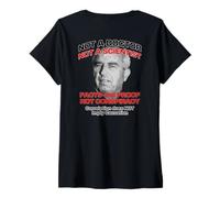 Womens Anti RFK Jr A Doctor Scientist Facts Proof Not Conspiracy V-Neck T-Shirt