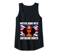 Womens Antigua Girl Heritage British Born Antiguan Roots Pride Tank Top