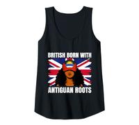 Womens Antigua Girl Heritage British Born Antiguan Roots Pride Tank Top