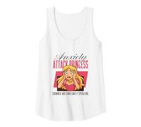 Womens Anxiety Attack Princess Tank Top