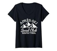 Women's Après Ski Social Club South Tyrol V-Neck T-Shirt