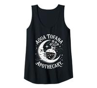 Womens Aqua Tofana Apothecary Women Poison Moon Tank Top