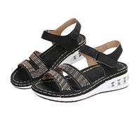 Womens Arch Support Hiking Sandals Comfortable Open Toe Walking Summer Lightweight Outdoor Athletic Sport Sandal Ladies Plantar Fasciitis Adjustable Strap Shoes